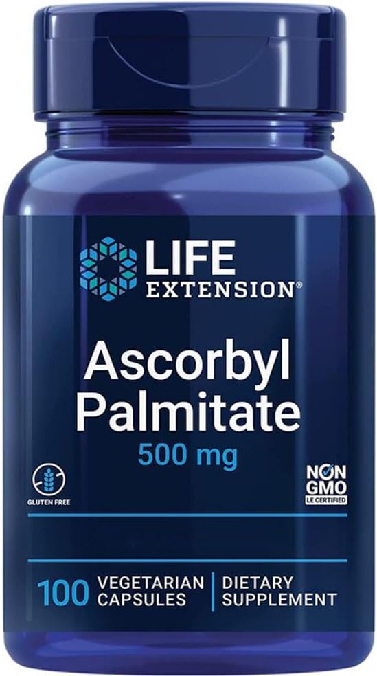 Ascorbyl Palmitate, 500 mg, 100 capsule, Palmitat de ascorbil, Life Extension