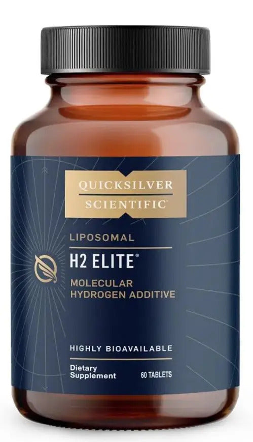 H2 Elite Molecular Hydrogen Water, 60 tablete, Apă cu hidrogen molecular, Quicksilver Scientific