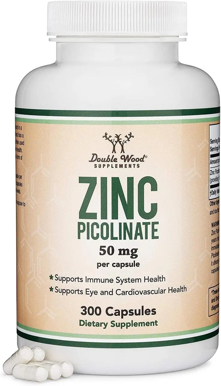 Zinc Picolinate, 300 caps, Zinc picolinat, Double Wood