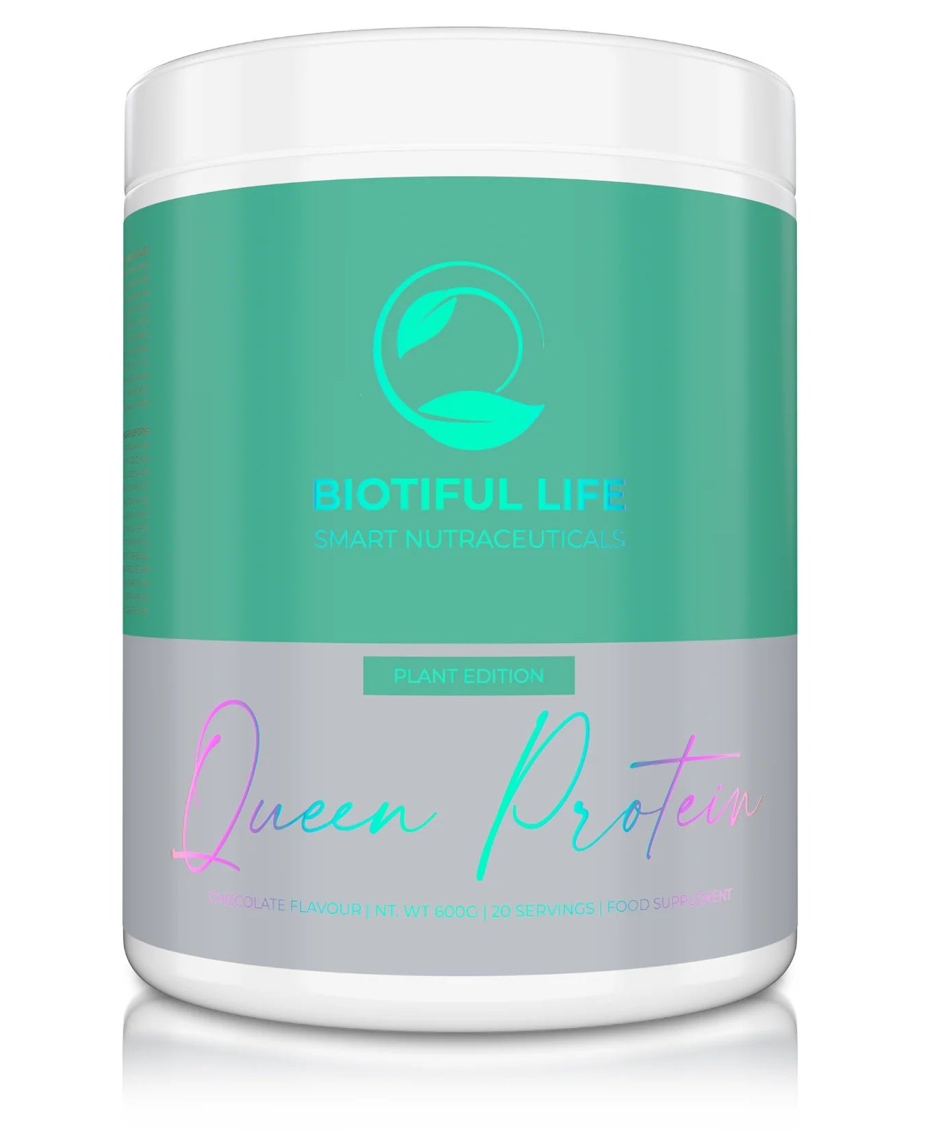 Biotiful Vegan Queen Protein, 600 g, Protein vegan bioactiv aromă ciocolată, Biotiful Life