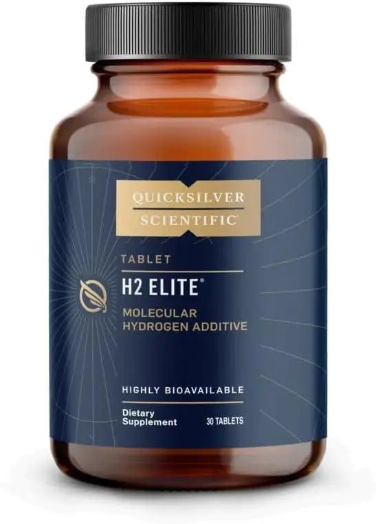 H2 Elite Molecular Hydrogen Water, 30 tablete, Apă cu hidrogen molecular, Quicksilver Scientific