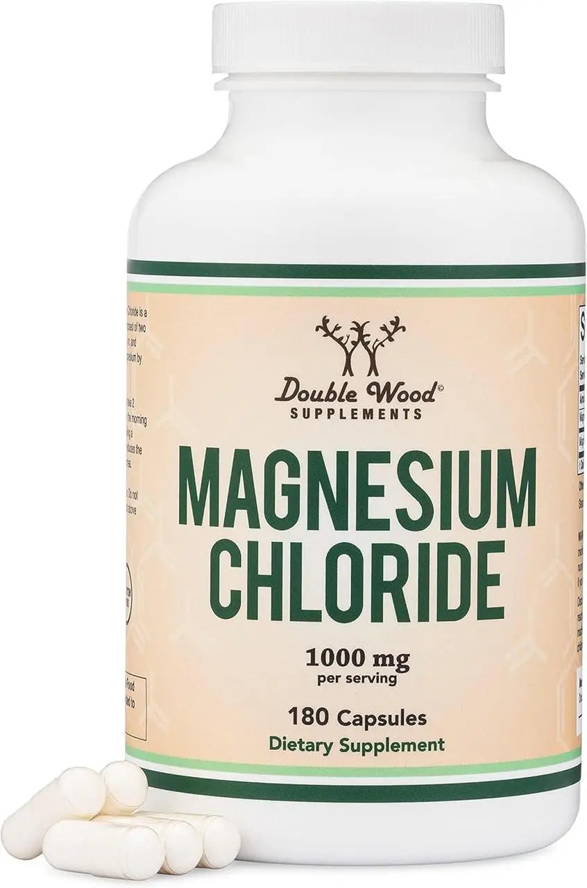 Magnesium Chloride, 1000 mg, 180 capsule, Clorură de magneziu, Double Wood