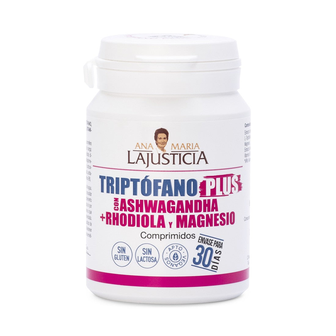Tryptophan Plus with Ashwagandha + Rhodiola and Magnesium, 60 comprimate – Ana Maria Lajusticia