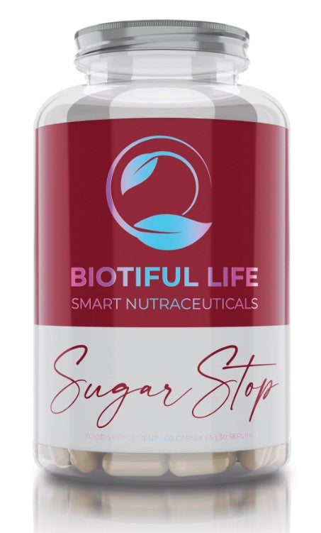 Sugar Stop, 60 capsules, Nutriceutice pentru controlul glicemiei, Biotiful Life