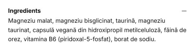 Magness, 60 capsule, Magneziu malat si bisglicinаt cu taurina si vitamina B6, Biotiful Life