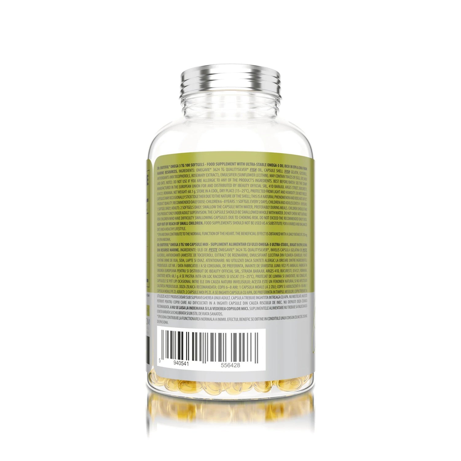 Omega-3, 100 capsule, Omega-3, Biotiful Life