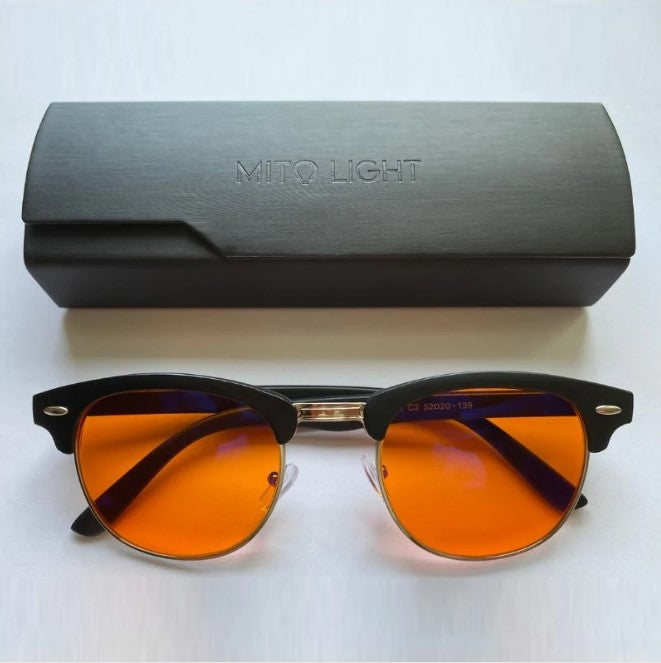 Blue Blockers Envy, Ochelari pentru blocarea spectrului luminos înainte de somn cu 2 ore înainte, MitoLight