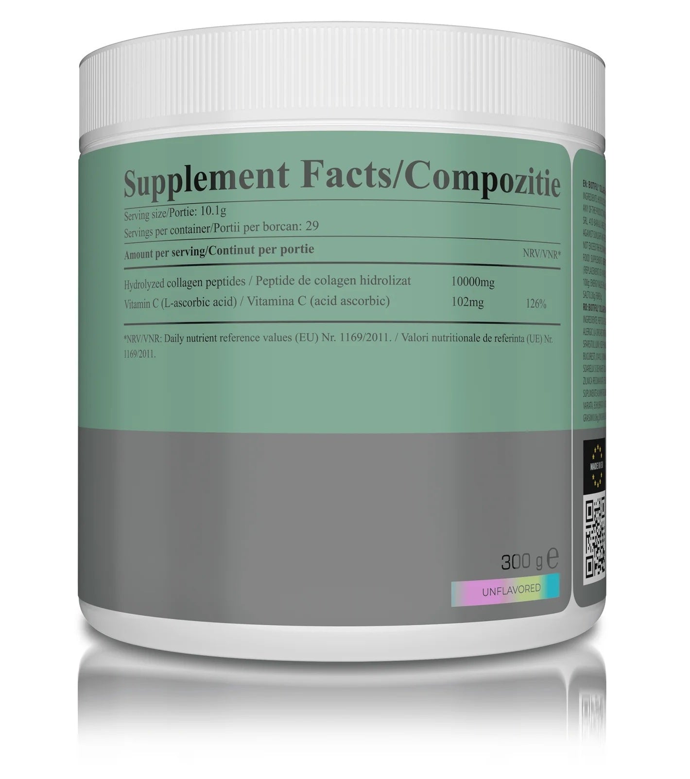 CollageN, 300 g, Nutriceutic cu peptide de colagen fără aromă, Biotiful Life