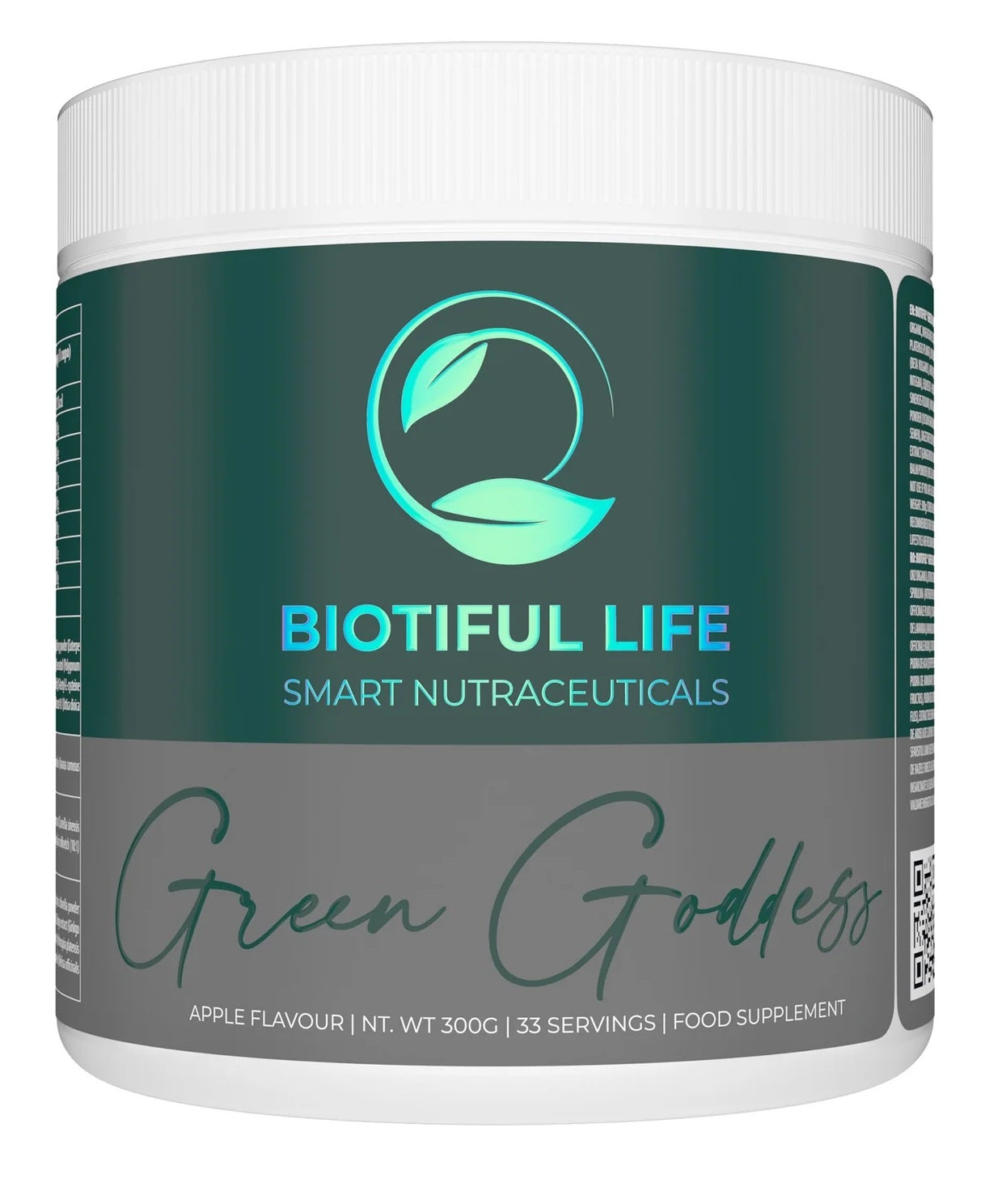 Green Goddess, 300 g, Superfood cu extracte din plante verzi, Biotiful Life