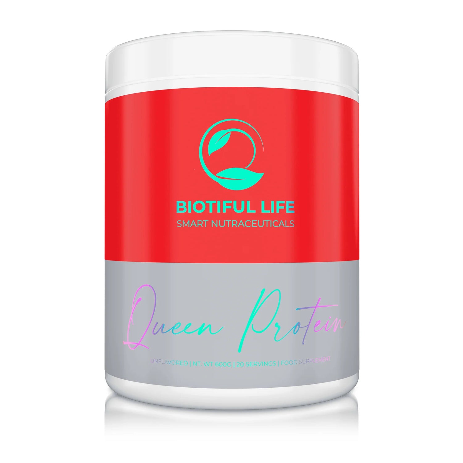 Queen Protein, 600 g, Protein pentru femei fără aromă, Biotiful Life