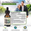 Vitamin D3 + K2, 30 ml, Vitamina D3 + K2, Double Wood, изображение 2