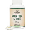 Magnesium Citrate, 180 caps, Citrat de magneziu, Double Wood