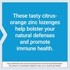 Zinc Lozenges Citrus-Orange Flavor, 60 comprimate de supt, Zinc aromă citrice-portocală, Life Extension, изображение 6