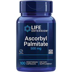 Ascorbyl Palmitate, 500 mg, 100 capsule, Palmitat de ascorbil, Life Extension