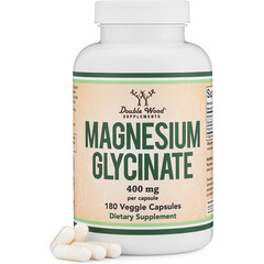 Magnesium Glycinate, 180 caps, Glicinat de magneziu, Double Wood