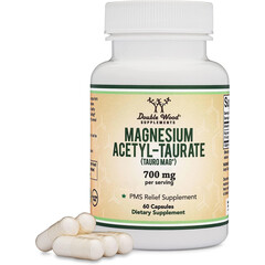 Magnesium Acetyl-Taurate, 500 mg, 120 capsules, Magneziu cu acetil-taurină, Double Wood