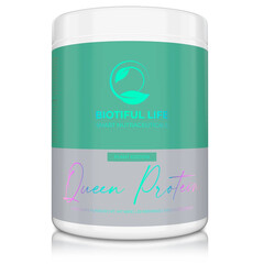 Biotiful Vegan Queen Protein, 600 g, Protein vegan bioactiv aromă ciocolată, Biotiful Life