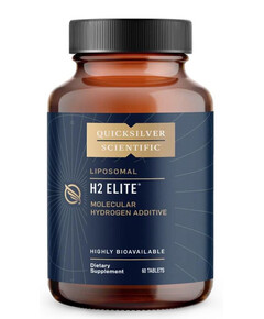 H2 Elite Molecular Hydrogen Water, 60 tablete, Apă cu hidrogen molecular, Quicksilver Scientific