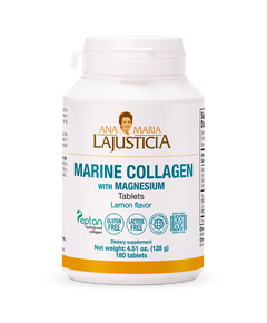 Colageno Marino con Magnesio, aromă de lămâie, 180 comprimate, Colagen marin cu magneziu, Ana Maria Lajusticia