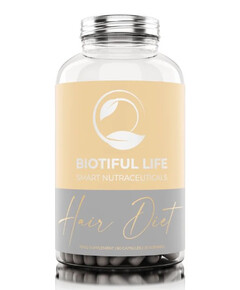 Hair Diet, 60 capsule, Supliment pentru sanatatea parului, Biotiful Life
