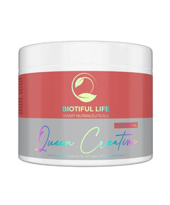 Queen Creatine Liposomal, 200 g, Creatina monohidrat lipozomala gust pina colada, Biotiful Life
