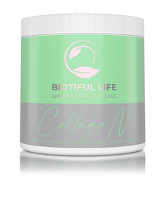 CollageN, 300 g, Nutriceutic cu peptide de colagen, aromă mango/piersică, Biotiful Life
