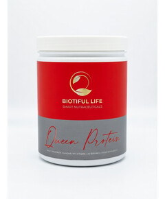 Queen Protein, 600 g, Protein pentru femei aromă ciocolată cu lapte, Biotiful Life