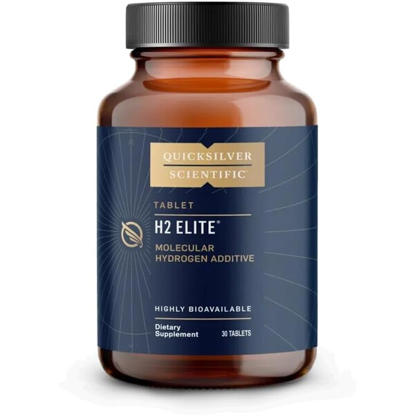 H2 Elite Molecular Hydrogen Water, 30 tablete, Apă cu hidrogen molecular, Quicksilver Scientific