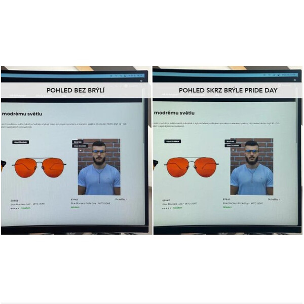 Blue Blockers Pride Day, Ochelari pentru protecție împotriva luminii albastre pentru utilizare zilnică, MitoLight, изображение 10