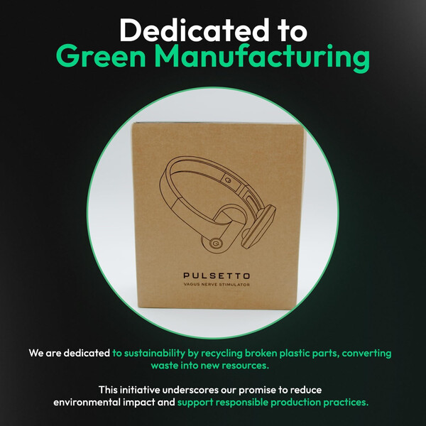 Pulsetto Lite Natural Vagus Nerve Stimulator,  Stimulator Vagus impotriva stresului și anxietatii, изображение 3