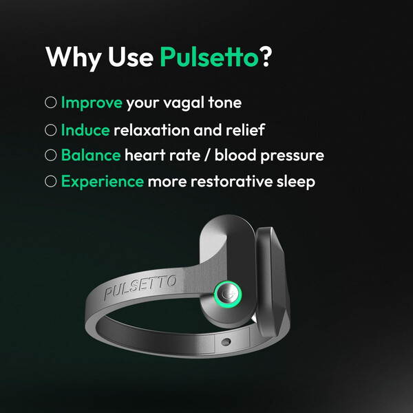 Pulsetto Lite Natural Vagus Nerve Stimulator,  Stimulator Vagus impotriva stresului și anxietatii, изображение 6