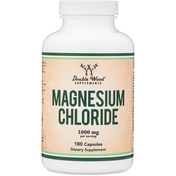 Magnesium Chloride, 1000 mg, 180 capsule, Clorură de magneziu, Double Wood