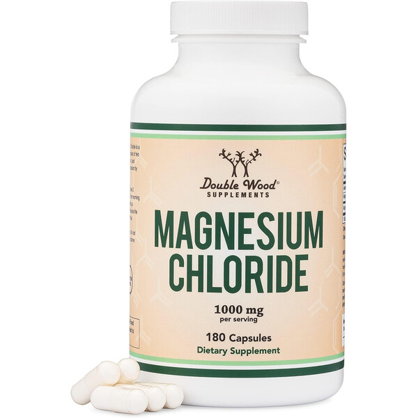 Magnesium Chloride, 1000 mg, 180 capsule, Clorură de magneziu, Double Wood, изображение 5