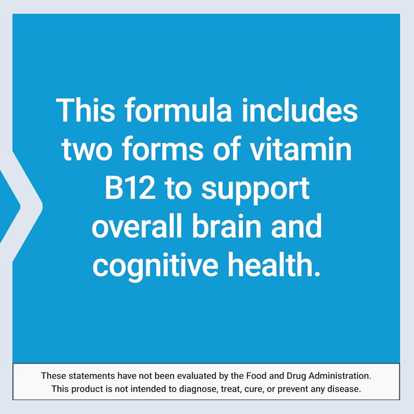 B12 Elite, 1000 mcg, 60 pastile vegetariene, Vitamina B12 adenozil și metilcobalamină, Life Extension, изображение 6