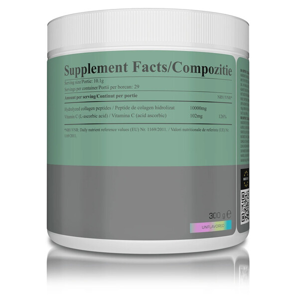 CollageN, 300 g, Nutriceutic cu peptide de colagen fără aromă, Biotiful Life, изображение 2