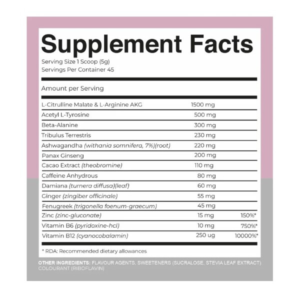 Libido Diet, 225 g, Nutraceutic pentru libido cu ashwaganda si ginseng, Biotiful Life, изображение 2