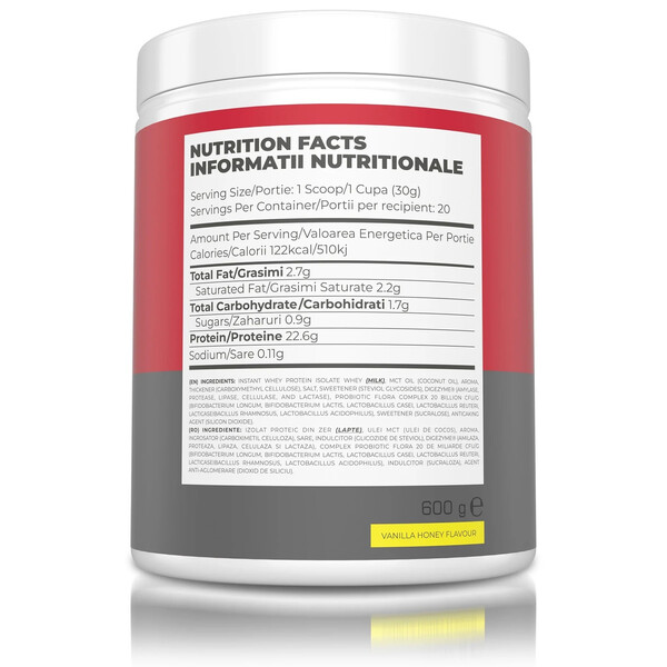 Queen Protein, 600 g, Protein pentru femei aromă vanilie-miere, Biotiful Life, изображение 2