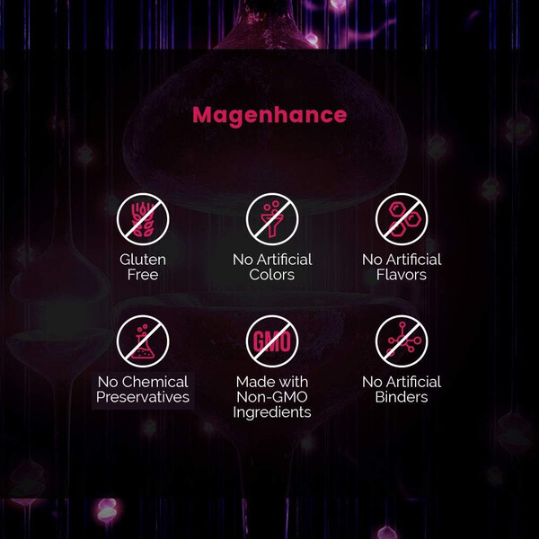 MagEnhance, 200 mg, 90 capsule, Magneziu L-Treonat Glicinat Taurat, Intelligent Labs, изображение 6
