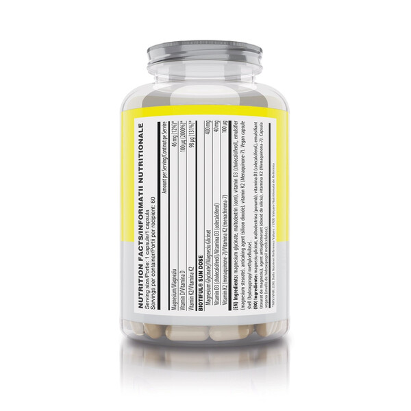 Vitamin D K2 Magnesium, 60 capsules, Vitamina D K2 Magneziu, Biotiful Life, изображение 3