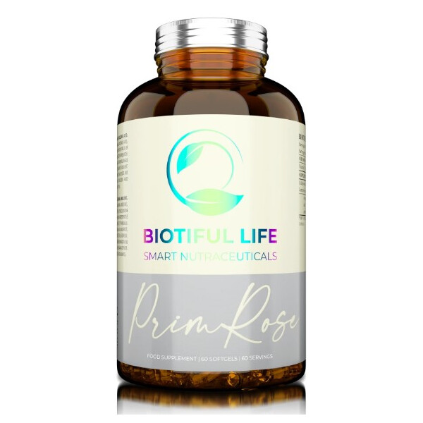 Primrose, 60 capsule, Complex antiinflamator cu ulei din primula de seara, Biotiful Life