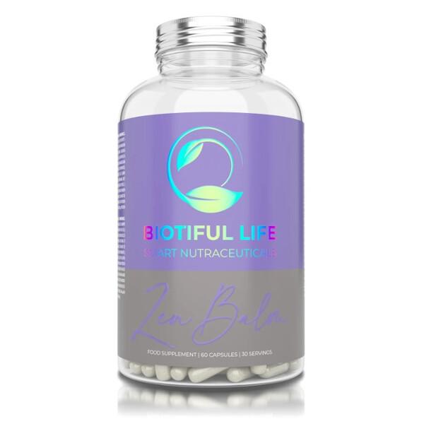Zen Balm, 60 capsules, Nutriceutice pentru combaterea cauzelor durerilor de cap și migrenelor, Biotiful Life