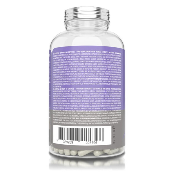 Zen Balm, 60 capsules, Nutriceutice pentru combaterea cauzelor durerilor de cap și migrenelor, Biotiful Life, изображение 3