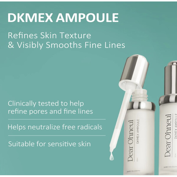 Dkmex Ampoule, 30 ml, Ser hidratant și echilibrant Dkmex Ampoule, Dear Ohneul, изображение 2