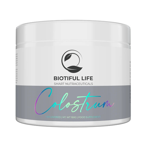 Colostrum, 150 g, Colostru bovin pentru susținerea imunității, Biotiful Life