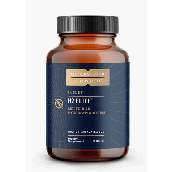 H2 Elite Molecular Hydrogen Water, 30 tablete, Apă cu hidrogen molecular, Quicksilver Scientific